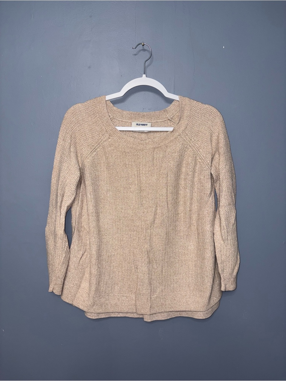 Old Navy | Cream Knit Sweater | Size XL